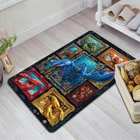 Lobster Gallery Pattern Rug Floor Mat for Living Room or Bedroom Soft and Comfortable Carpet a Gift for Birthday and Holiday. 40x60cm( 15x23in ) įvairiaspalvis