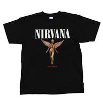 Nirvana In Utero Angel Graphic Black T-shirt XL
