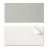 Set of PVC Tiles with Decor for Kitchen or Bathroom Color Gray-Green 10X40X20 Cm