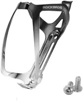 Rockbros RKL02 Aluminum Bottle Cage - Juodas and Sidabrinis
