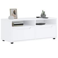 Szafka Pod Tv  Visnes  Biała 100X40X38 Cm Drewno Klejone