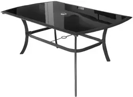 Sodo stalas HECHT SHADOW TABLE, aliuminio konstrukcija