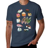 Sushi Set Tshirt Thanksgiving Casual Tee S