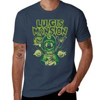 Luigisunisexsion Retro Video Game Tshirt Basic Solid Color Short Sleeve Tshirt S