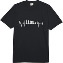 Chess Heartbeat Player Cute Design Funny Gift Comfort Colors Adult Heavyweight  Unisex T-Shirt S