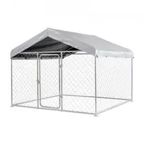Lauko voljeras šunims VEVOR SKU2025004, 2 x 2 x 1,6 m