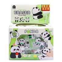 Cheese Bear Panda Fast Food Sharing Packing Mini Eraser Pencil Wiping Eraser  Drawing Writing B(3pcs/bag)