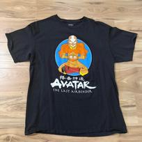 Avatar The Last Airbender black Anime cartoon tv promo movie Size Large Unisex T-Shirt L