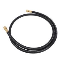 HVAC vakuumo žarna, 6 pėdų ilgio, 3/8 colio x 3/8 colio jungtis, 640 PSI darbinis slėgis, 3200 PSI plyšimo slėgis, šaltnešio užpildymo žarna Brass+Rubber