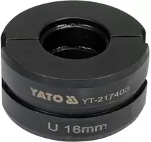 Toya Sa Poland Atsarginės presavimo replėms skirtos matricos | PEX vamzdžiams | U profilis | 18 mm (YT-217403)