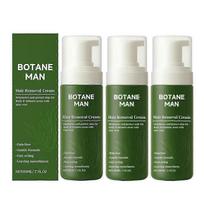 (3pcs)1-3pcs Botane Man Aloe Vera Depilatory Cream for Fast Hair Removal Face Body Sensitive less