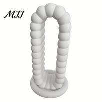 Headphone Holder for Desk 3D Printed Stand, Minimalist Gaming Headset Stand Display Unique Decorative Accessory Home Office Creative Table Ornament balta