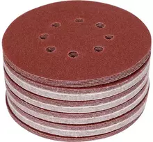 Yato Toya Sa Poland Šlifavimo popierius {velcro) | 8 skylės | 150 mm / P100 | 50 vnt. (YT-834594)