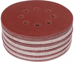 Yato Toya Sa Poland Šlifavimo popierius {velcro) | 8 skylės | 150 mm / P120 | 50 vnt. (YT-834595)
