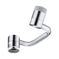 1080 Rotating Rotatable Spray Attachment Robotic Arm Faucet-Extender Universal 2 Mode Splash Filter Extension Stainless Steel China Mainland