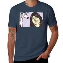 Steve Perry And Unicorn Tshirt Casual Graphic Print Tee S