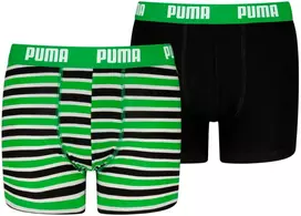 Trumpikės vaikams Puma Everyday Striped 2 pak zielono-juoda 938970 03 (128cm)