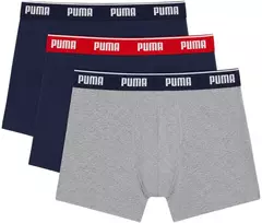 Trumpikės vyrams Puma 3 pak tamsiai mėlyna, pilka 947130 05 (2XL)