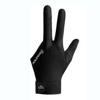 Professional 3-Finger Billiard Gloves Elastic Fiber Anti-slip Snooker Gloves for Intensive Practice and Match black left