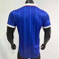Vintage 1982 France Home Shirt Retro Football Jersey Wholesale Cross Border Shirt S mėlyna