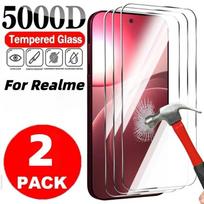Clear Tempered Glass For Realme 16 15T 14T 7i C85 C75X C71 C67 C35 C30s Note 80 70 60X 50 C11 C12 C15 C17 GT 8 Pro Screen Protector Film Realme 7 balta