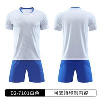 Children's football jerseys for men and women, summer adult quick-dry sports training suits, light blue breathable competition short-sleeve wholesale 16 code