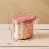 Plastic Salt And Pepper Shaker With Spoon And Airtight Seal For Cooking