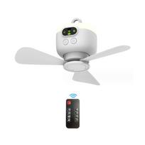 Portable Ceiling Fans 8000mAh Outdoor Camping Fan Tent Ventilator Cooler Rechargeable Electric Fan Remote Control LED Lighting