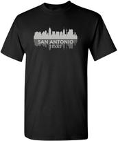 San Antonio Texas Skyline State City Hometown Pride T Shirt Black S