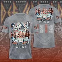 Def Leppard The World Tour 2026 3D T Shirt S-4XL For Men C518 M