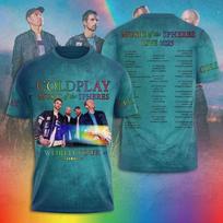 Coldplay Music Of The Spheres Live 2026 Tour 3D Shirt XL