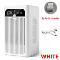 2026 New Mini USB Desktop Fan Portable 3000mAh Rechargeable 370ml Water Tank Air Conditioner Cooling Atomizer for Home Office USB Type-C
