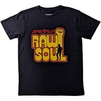 James Brown Raw Soul T-Shirt Black New XXL