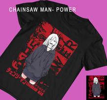 Chainsaw Man PowerT-ShirtAnime Manga DenjiAki Hayakawa Kon Chainsaw Man Shirt XXXXL