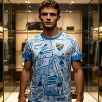 2026 Naujas Karštas Išpardavimas Ispanijos Malaga Marškinėliai Laisvalaikio Sportinio Stiliaus T-shirt Futbolo Lengvas Greitai Džiūstantis Marškinėliai - Tėvų ir Vaikų 4XL white