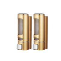 Wall-Mount Soap Dispenser 2/3 Head Refillable Hand Sanitizer Jar Large Capacity Manual Press Hand Soap Press Bottle Hotel