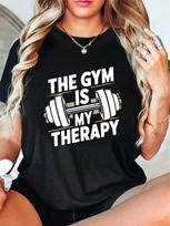 The Gym is My Therapy T-shirt XXXXL