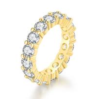 Rock Hip Hop Cuban Link Chain Rings for Men Women Ice Out Zirconia Crystal Tennis Ring Fashion Street Accessories Jewelry 5