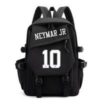 Football Star Neymar Jr Print Backpack College Student Casual Bag