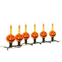120V Halloween Pumpkin Light String for Indoor Outdoor Holiday Decor One Size