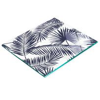 Decorative Glass Kitchen Cutting Board Palm Leaves 60X52 Cm