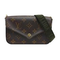 [Pre-Owned] Multi Pochette Accessoires Felicie Stylish Versatile Portable Classic Monogram Canvas Three-In-One Combination Bag Coin Pur - Good #QI1ZUY ONE SIZE