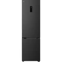 LG GBBS525CEV šaldytuvas su šaldikliu, juodos spalvos, 2 m