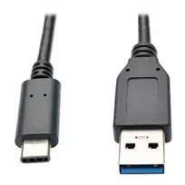 Tripp U428-003-G2 USB-C į USB-A laidas (kištukas/kištukas) - USB 3.2 Gen 2 (10Gbit/s) - suderinamas su Thunderbolt 3 - 0,91 m - USB C - USB A - vyriškas/vyriškas