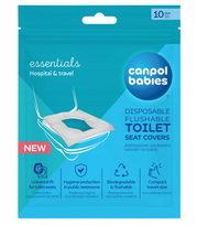 Vienkartinis unitazo užtiesalas Canpol Babies Essentials, popierius, balta sp.