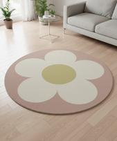 Kilimas vidaus Domoletti BOND KIDS Flower, rožinė sp., 120 cm x 120 cm
