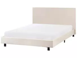 Lova ALBI 140 x 200 cm smėlio spalvos