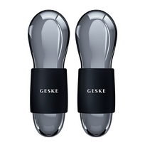 Geske Cool & Warm Duo Eye Massager, 7 viename, juodas - Akių masažuoklis