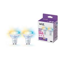 RINKINYS 2 vnt. LED pritemdoma lemputė PAR16 GU10/4,7W/230V 2700–6500K CRI 90 Wi-Fi-WiZ