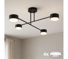 Brilagi - LED paviršinė liustra MONO 4xGX53/30W/230V juoda